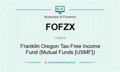 franklin oregon tax free income fund
